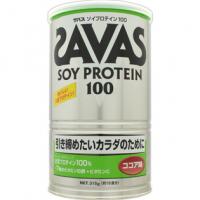 明治 SAVAS 可可口味蛋白粉 促进肌肉生成 收紧皮肤 健身 桶装 ザバス ソイプロテイン100 ココア 315G