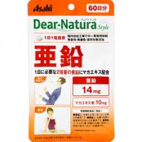 アサヒフードアンドヘルスケア 健康辅助食品 DEAR－NATURA STYLE 亚鉛 60粒