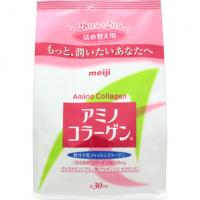 明治 氨基酸胶原蛋白冲剂 袋装 アミノコラーゲン 詰め替え用 214G