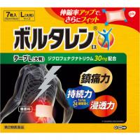 ノバルティスファーマ 腰酸背痛 关节痛 肌肉痛 膏药 ボルタレンEXテープL 7枚