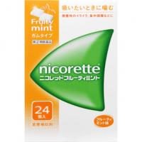 武田制药 戒烟 糖 水果味 ニコレットフルーティミント 24個