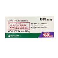 糖尿病 メトホルミン塩酸塩 Metformin hydrochloride 盐酸二甲双胍 メトグルコ錠250mg 100片