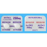 糖尿病 メトホルミン塩酸塩 Metformin hydrochloride 盐酸二甲双胍 メトグルコ錠250mg 100片