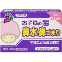 宇津救命丸 儿童用 鼻水 鼻塞 宇津こども鼻炎颗粒 12包