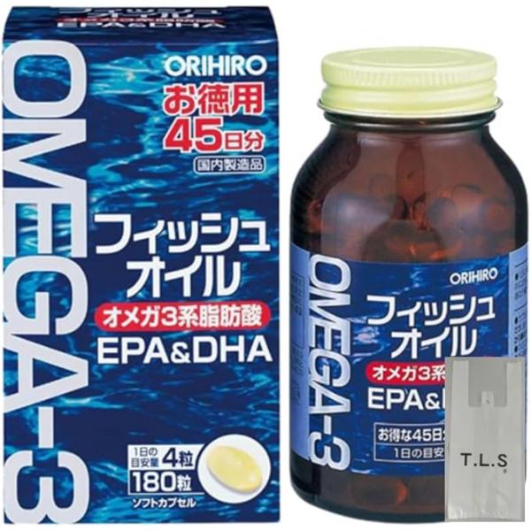 オリヒロ 鱼油 フィッシュオイル 180粒