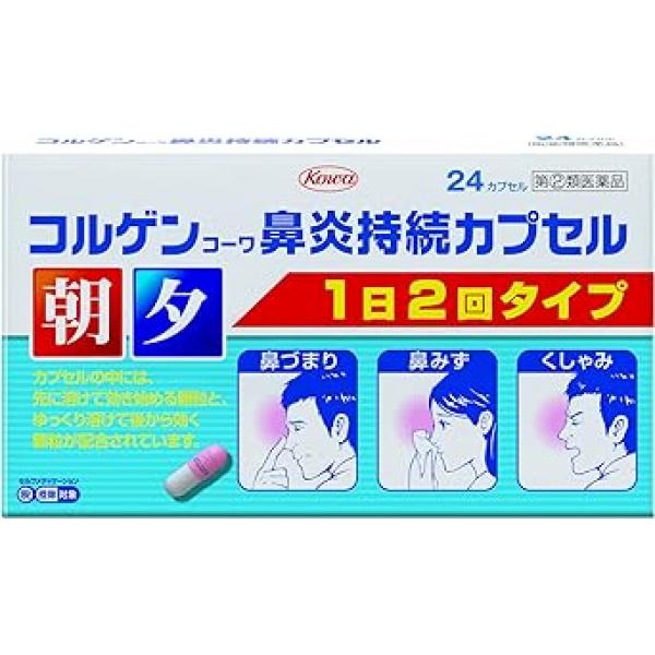 兴和新药 コルゲンコーワ鼻炎持続カプセル 24カプセル