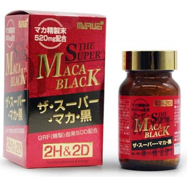 丸荣トレーディング 保健品 2H＆2D　ザ マカ 黒 120粒