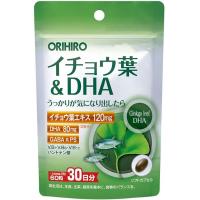 オリヒロプランデュ 银杏叶提取素 维持记忆力 健康辅助食品 PD イチョウ叶＆DHA 60粒