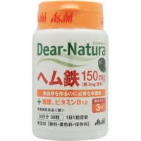 アサヒフードアンドヘルスケア 健康辅助食品 DEAR－NATURA ヘム鉄 30粒